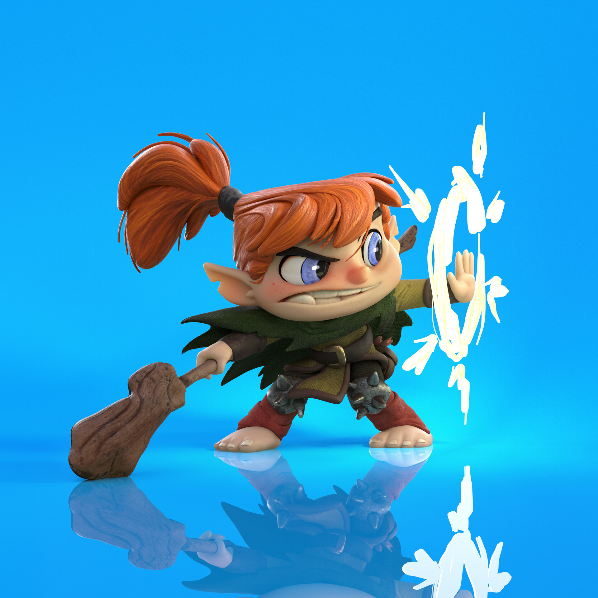 ArtStation - Little Warrior: Justin Rodrigues