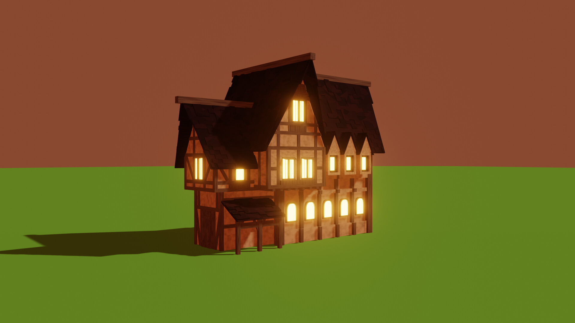 Artstation - Medieval Houses