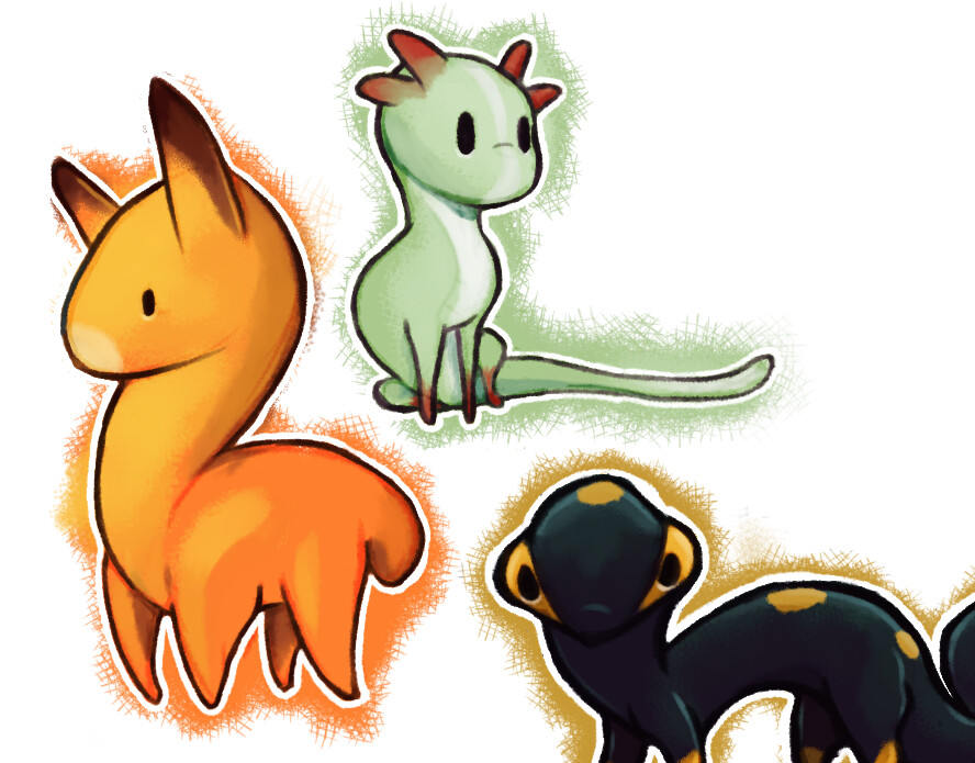 ArtStation - Simple creatures