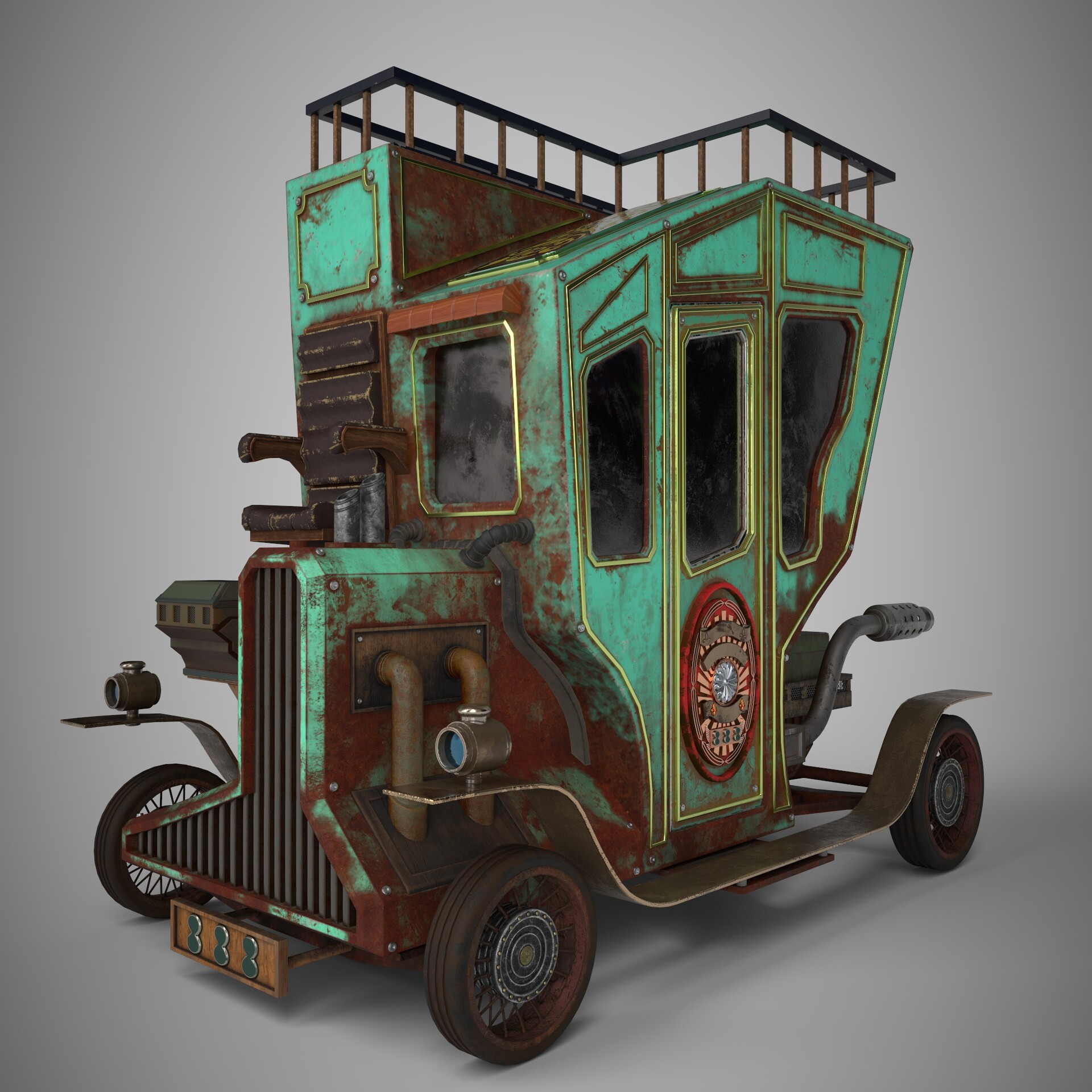 ArtStation - Rusty Car