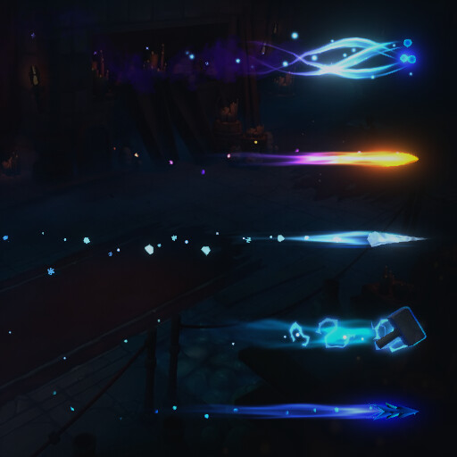 ArtStation - Magic Spells FX Sketch #1