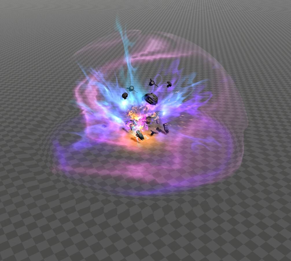 ArtStation - Gravitational Self-Exploding Ability