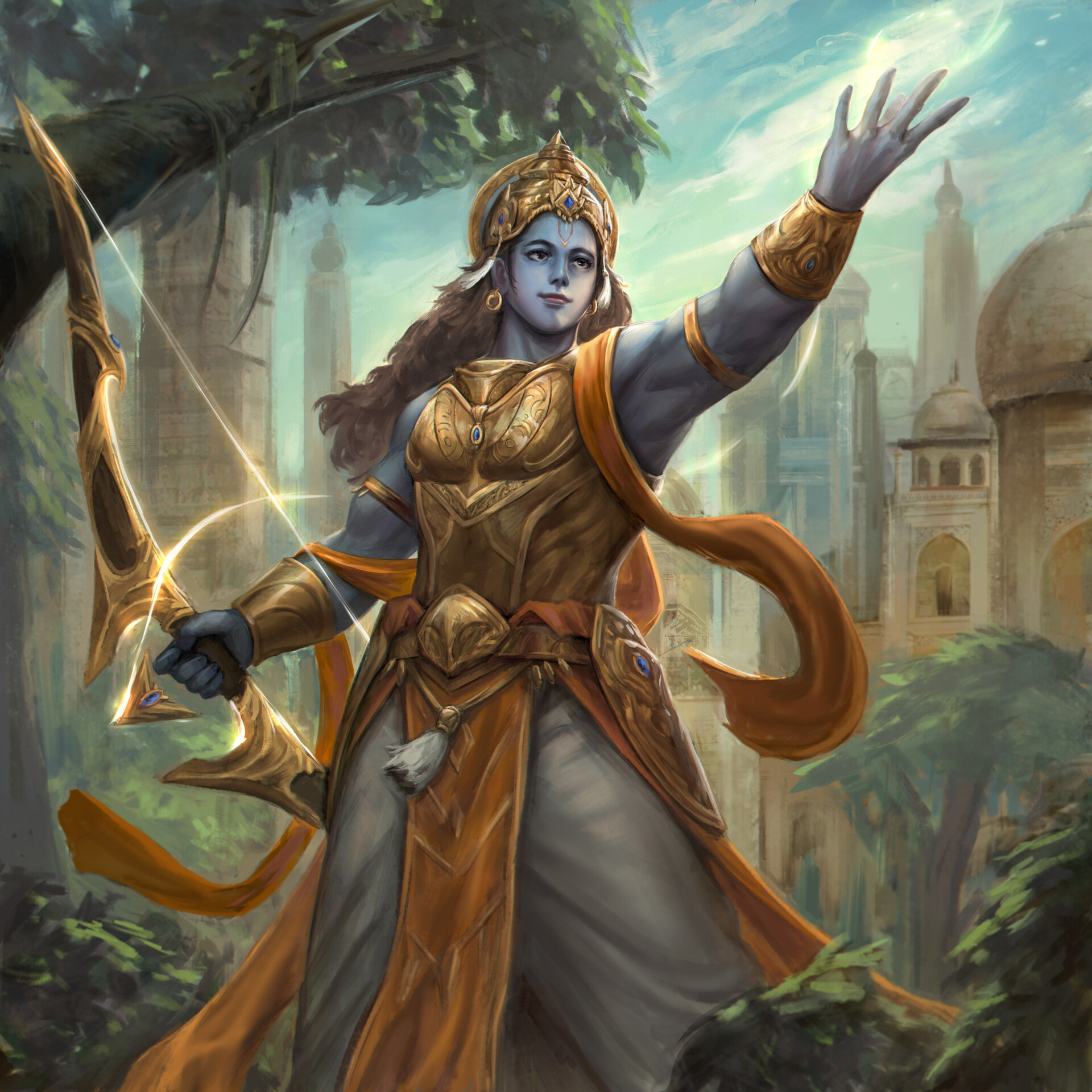 ArtStation - Mahabharata Character