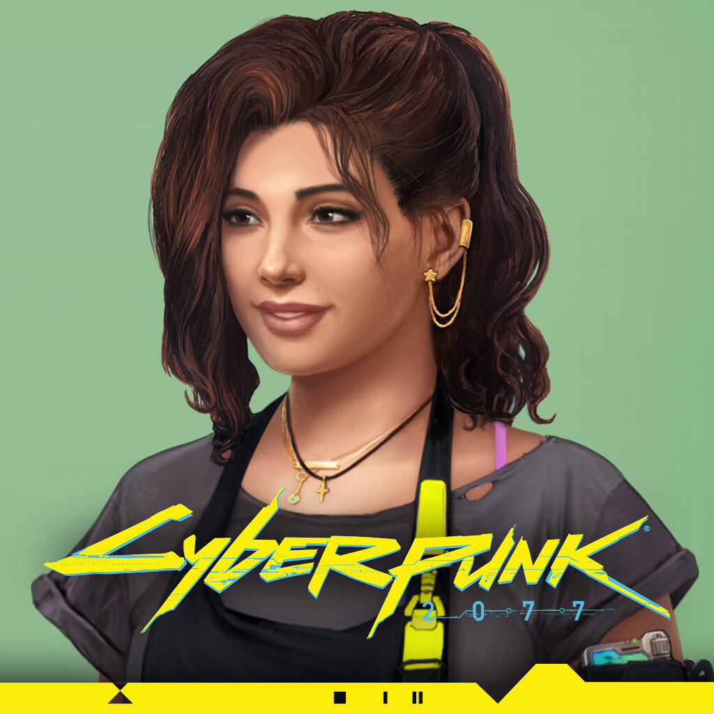 ArtStation - Claire Russell - character design - Cyberpunk 2077