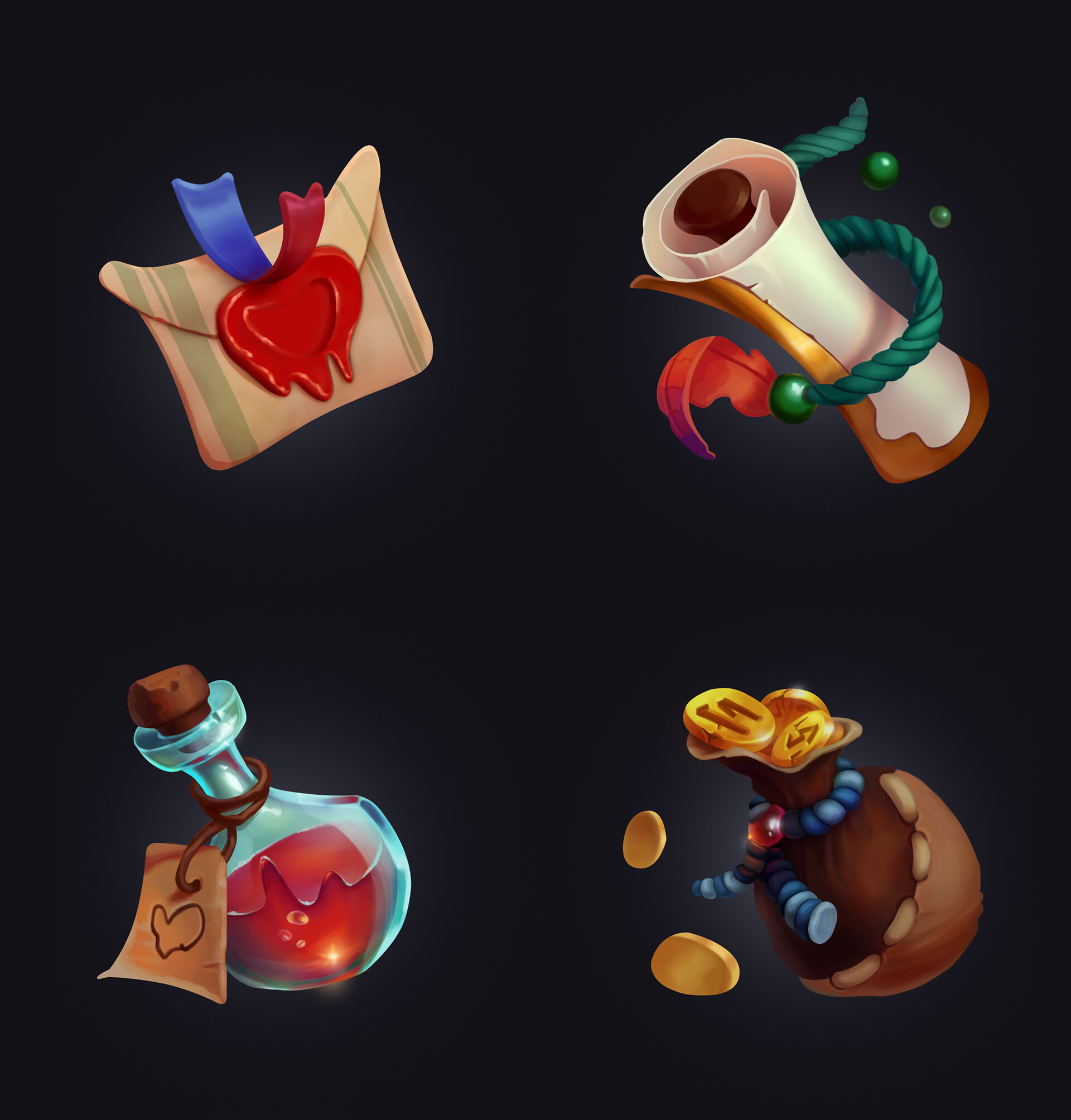 Artstation - Casual Icon Set: Magic In Daily Basis