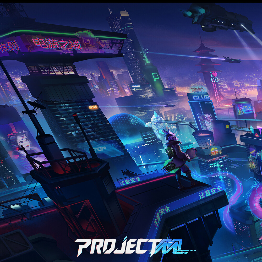 Artstation Projectm Night City Concept