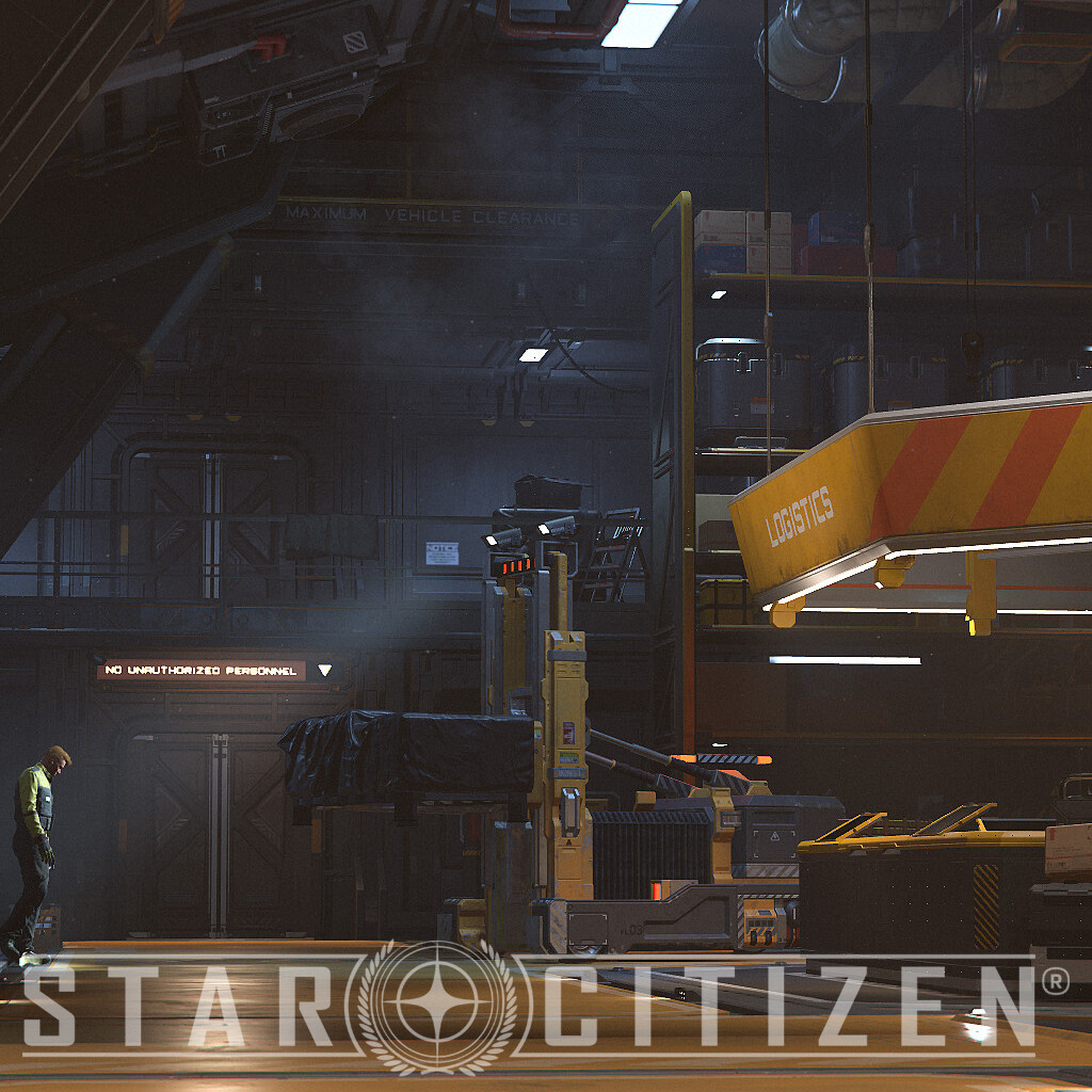 ArtStation Star Citizen Cargo Deck Cargo Services