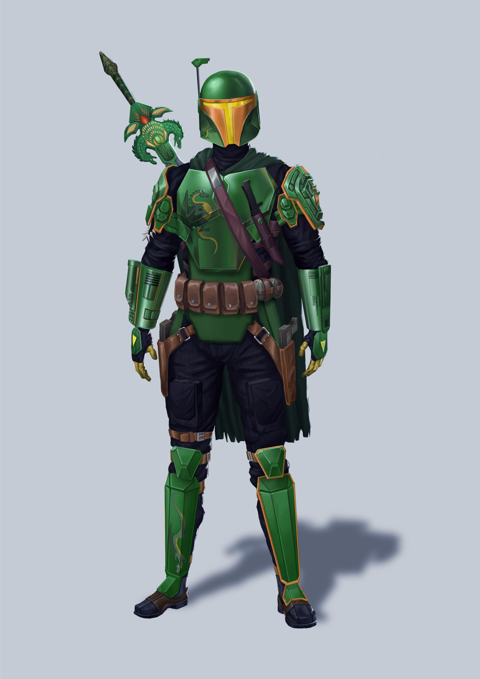 ArtStation - The Mandalorian Fanart commission