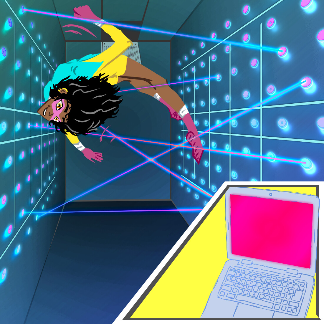 ArtStation Elastica Lasers GIF Nerd Fitness Journey Ally