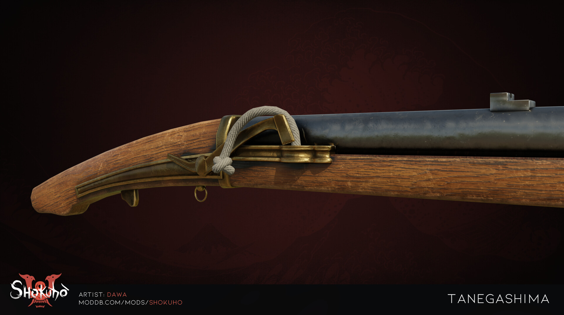 ArtStation - Tanegashima Black Powder Rifle