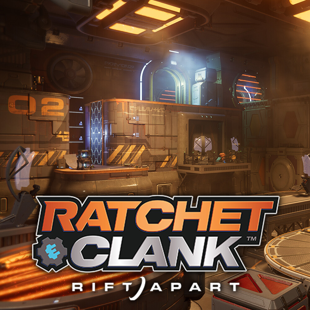 Ratchet &amp; Clank: Rift Apart - Neo Nefarious City - Trainstation