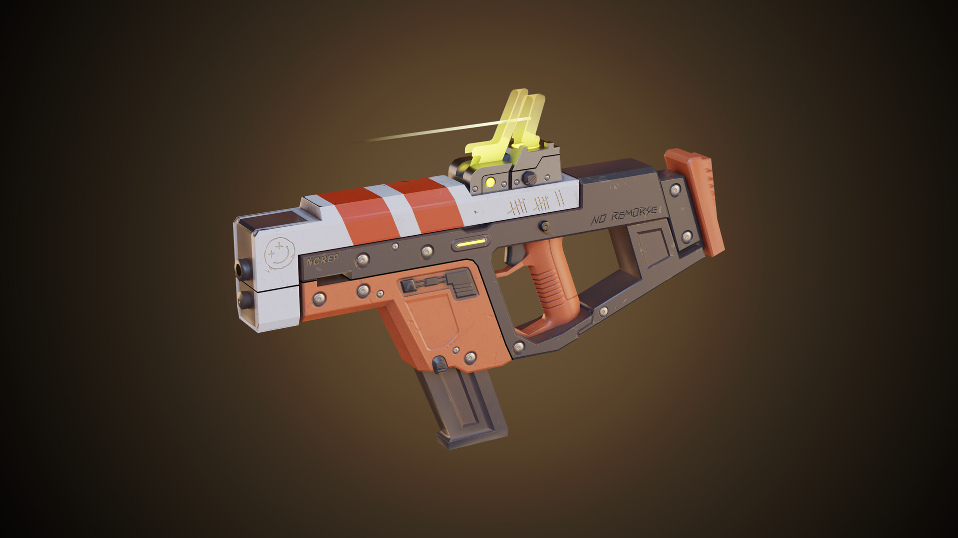 ArtStation - Futuristic SMG