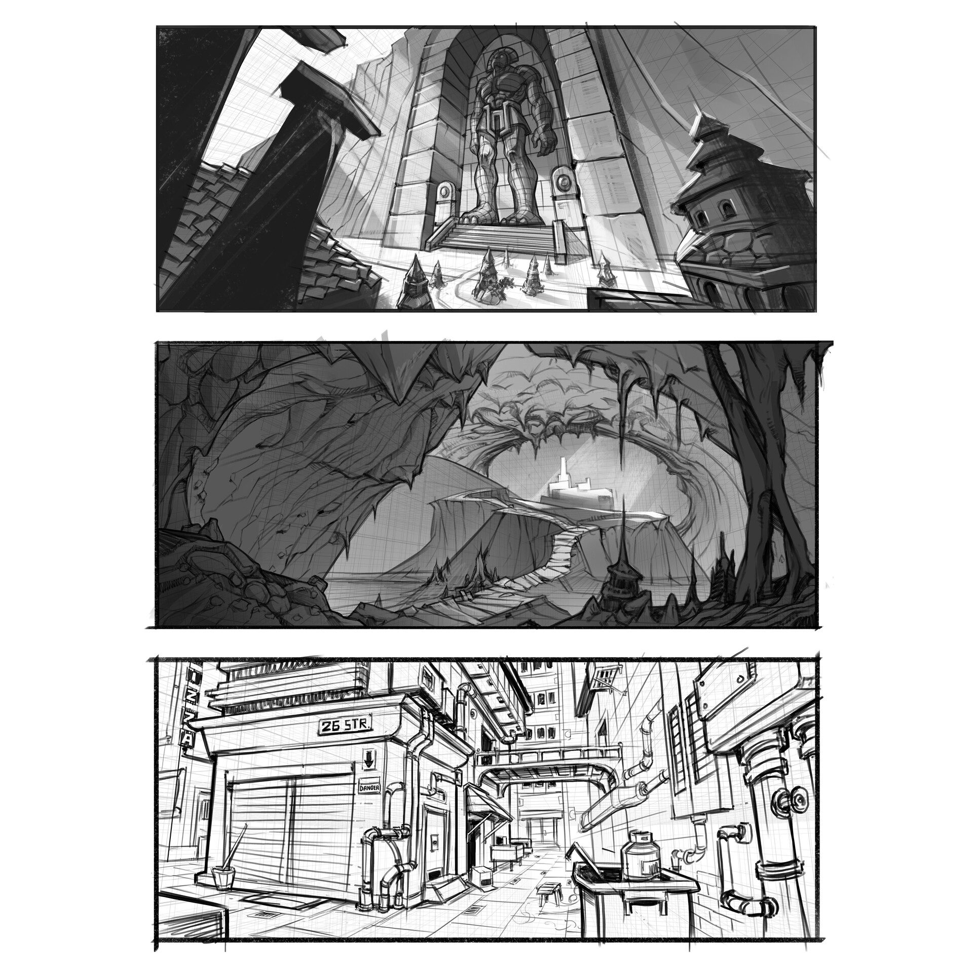 ArtStation - Thumbnail Sketches I