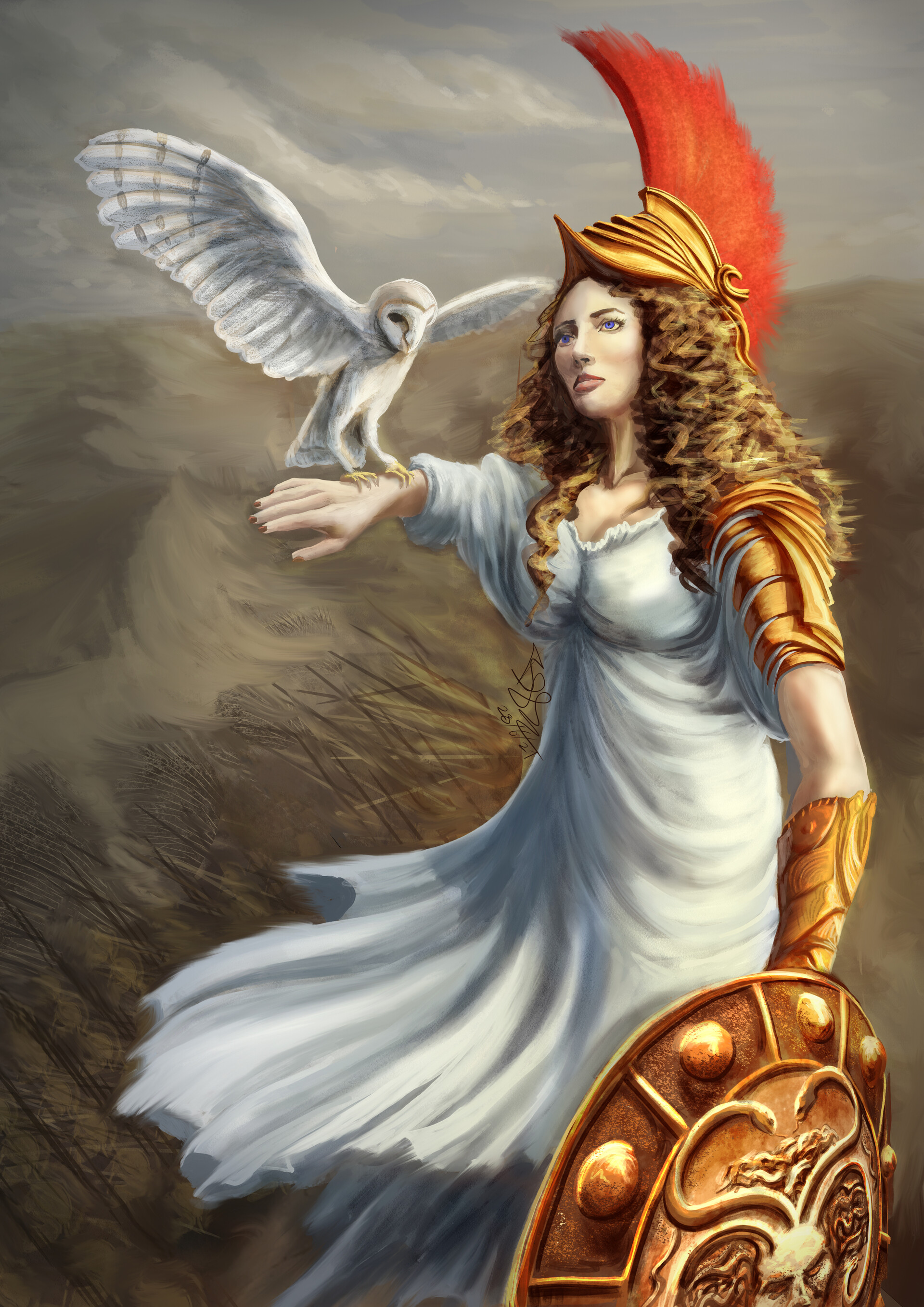 ArtStation - Athena NFT, Andrea Bolognese