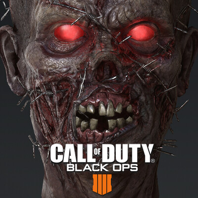 Call of Duty: Black Ops 4 - Barbwire Zombie head