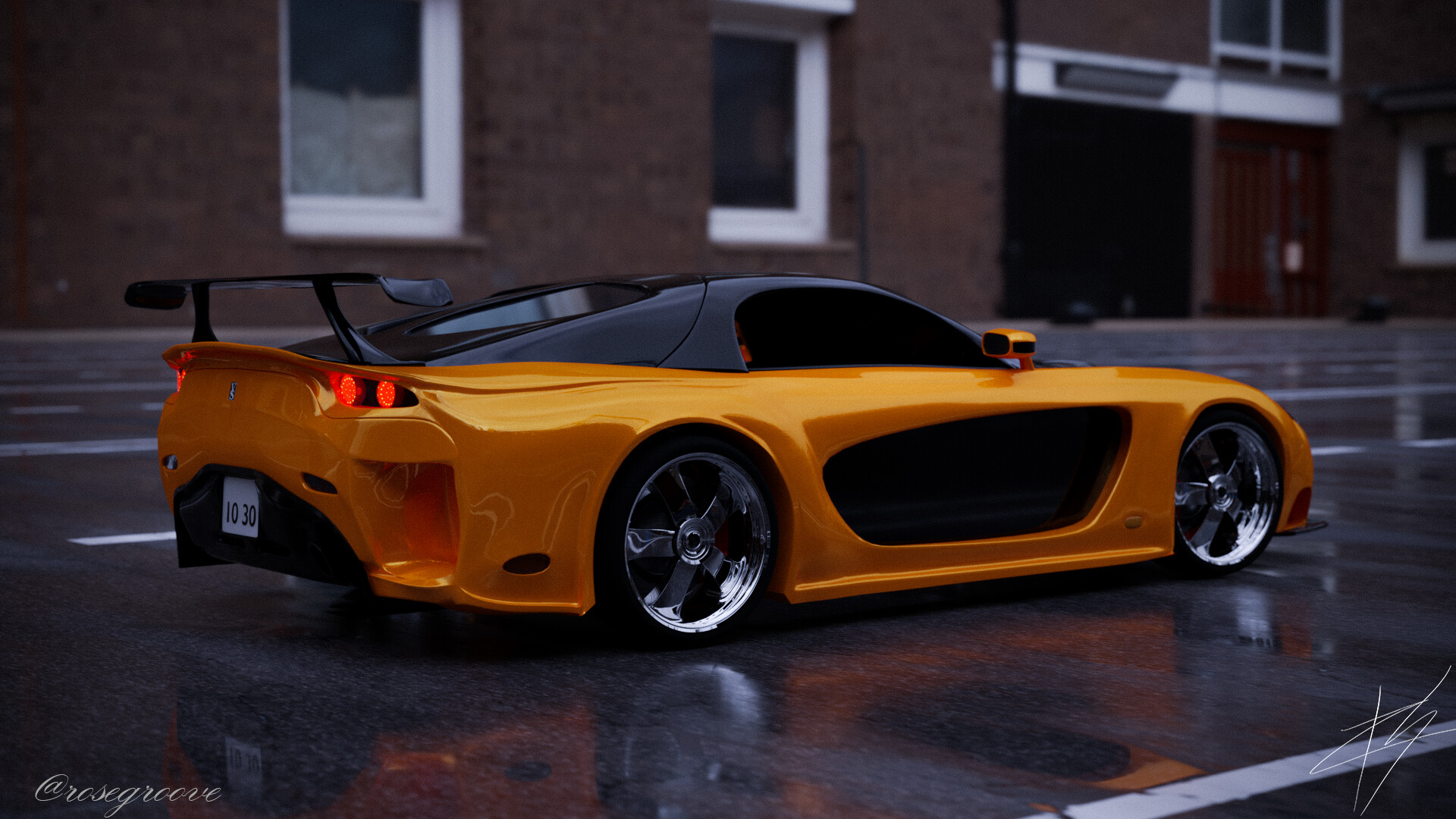 hans rx7 model