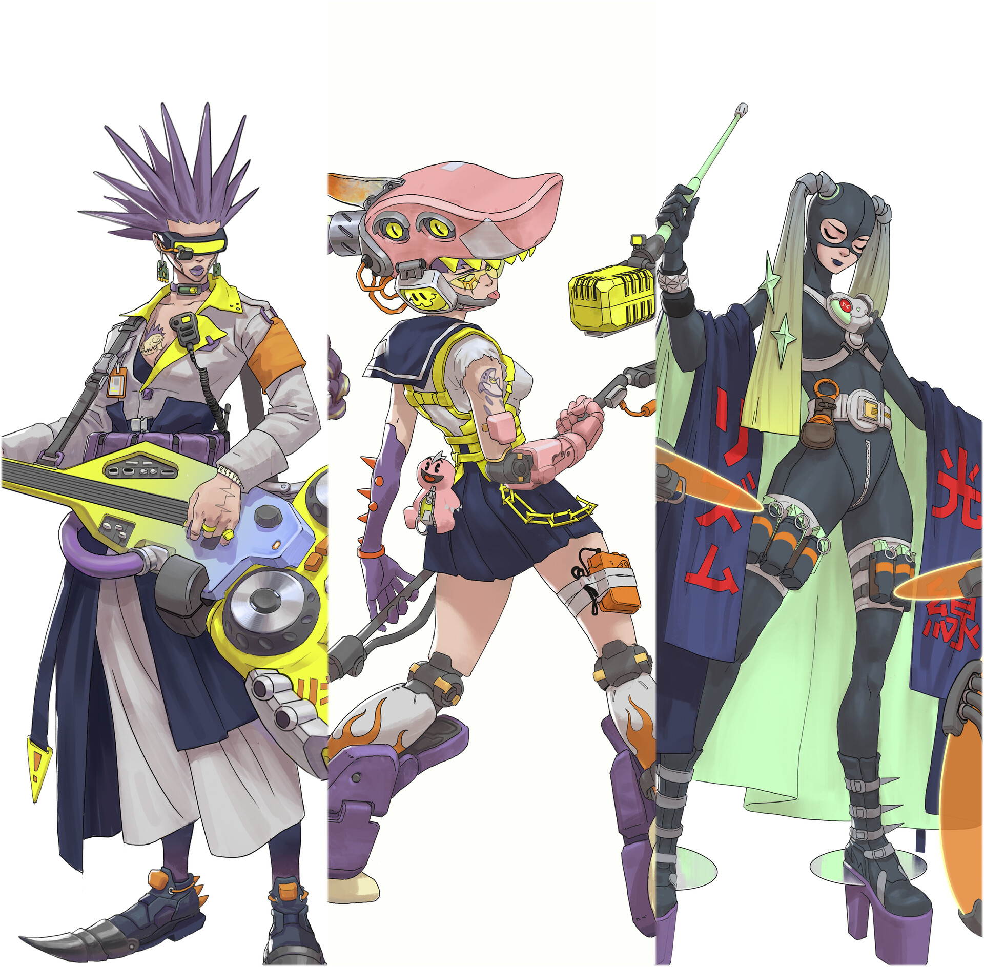 ArtStation Electronic Girls