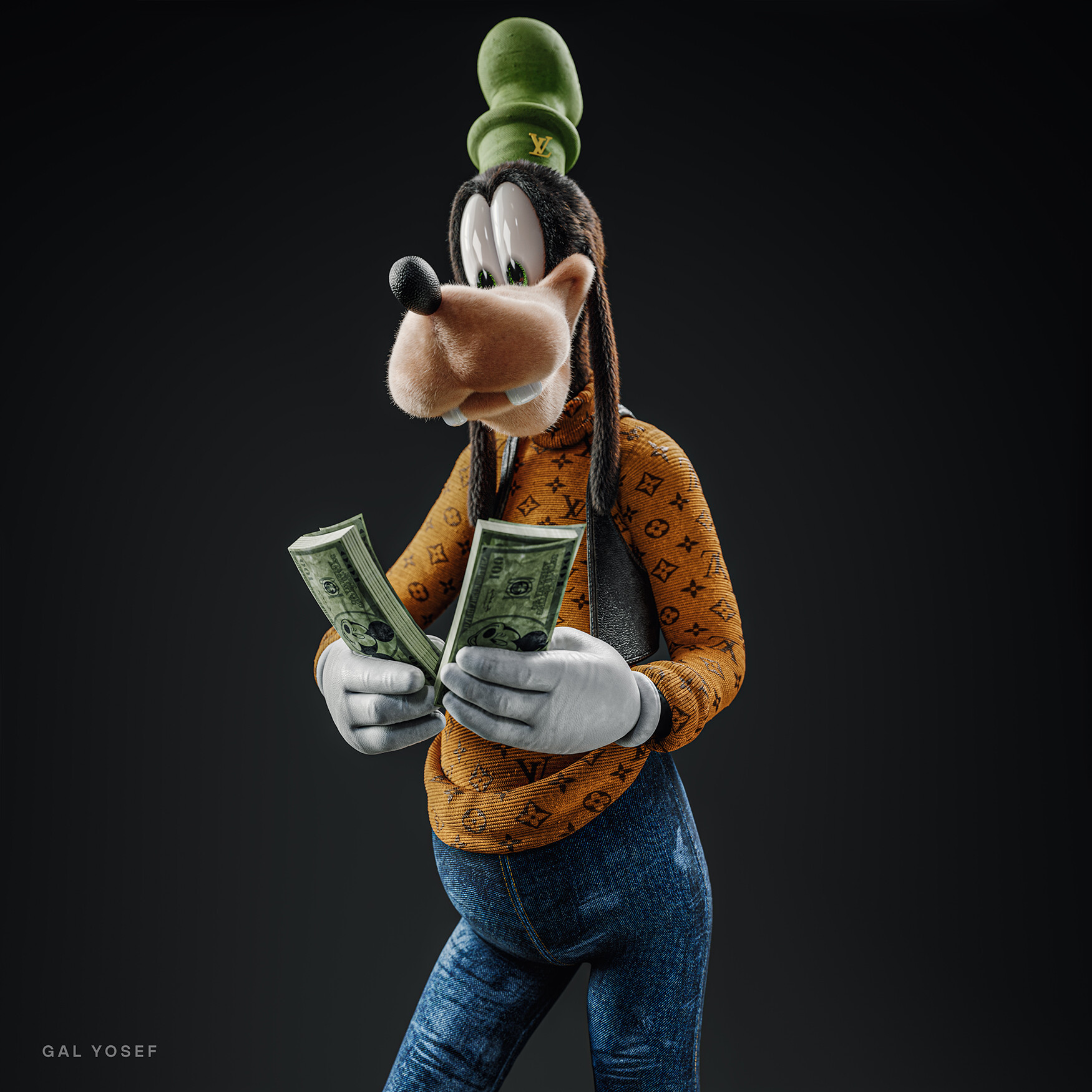 ArtStation - Louis Vuitton Mickey Mouse