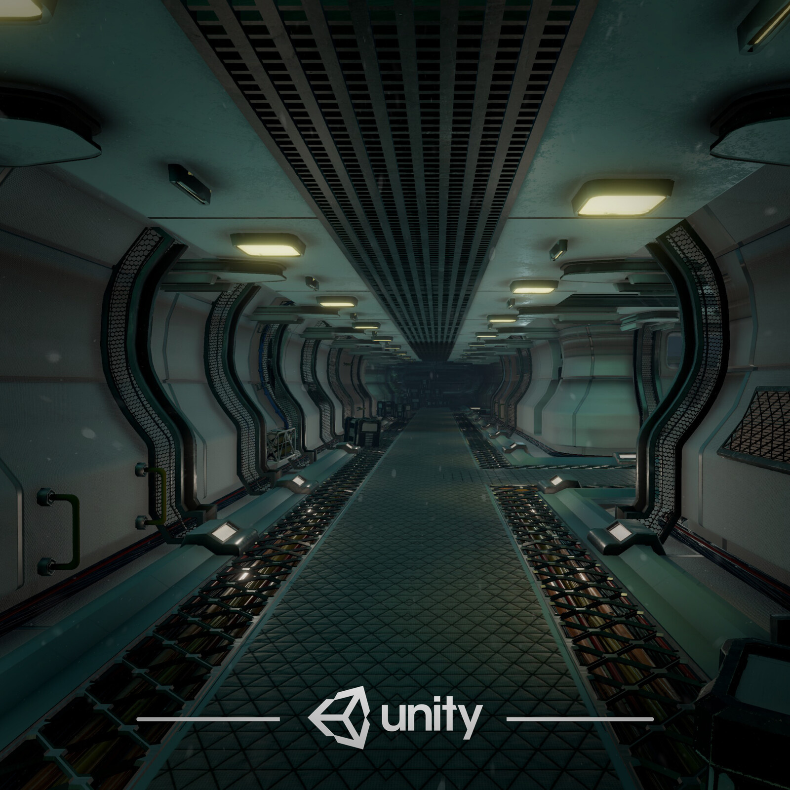 Space Ship modular evniroment - [Unity]