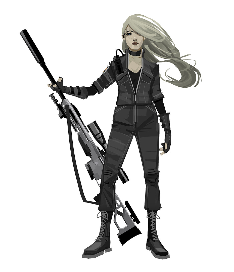 ArtStation - MGS - Sniper Wolf