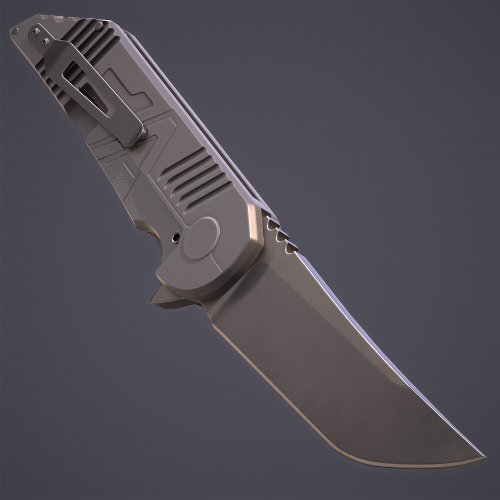 ArtStation - Tactical Folder Knife