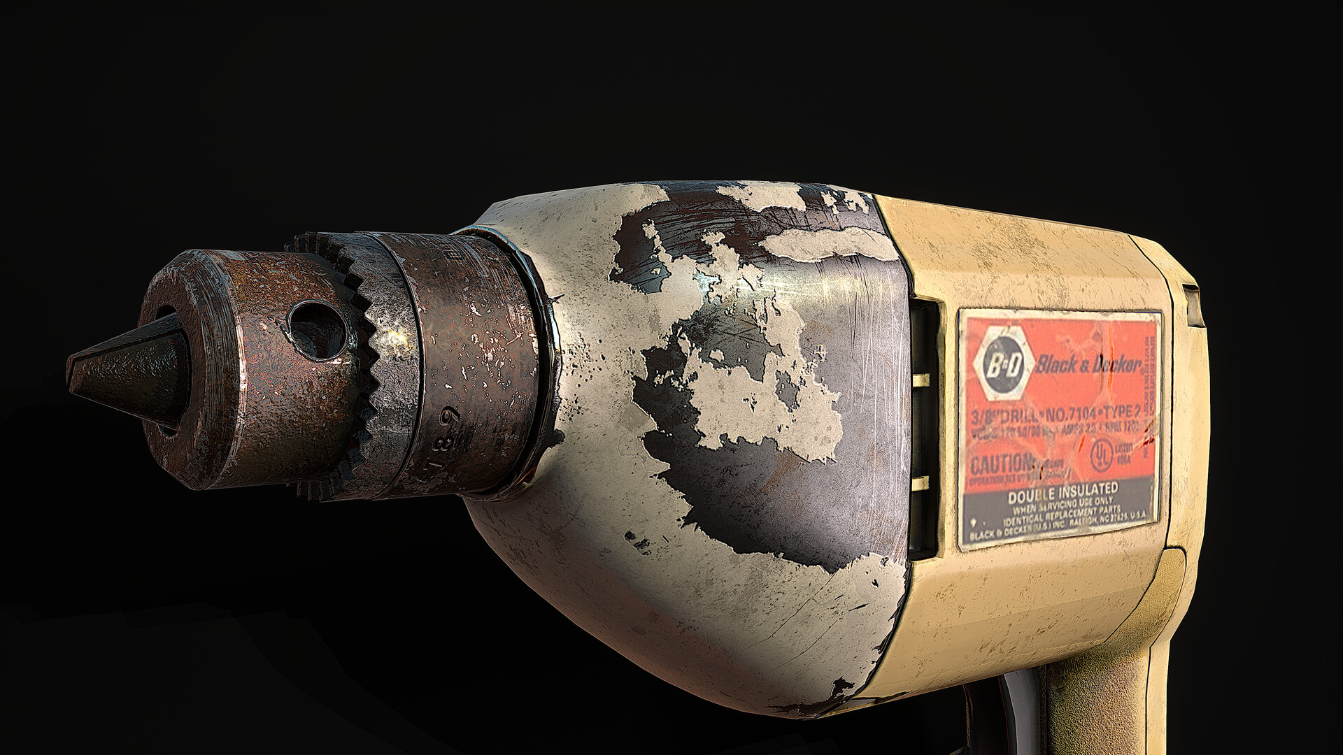 ArtStation - Vintage B&D Electric Drill