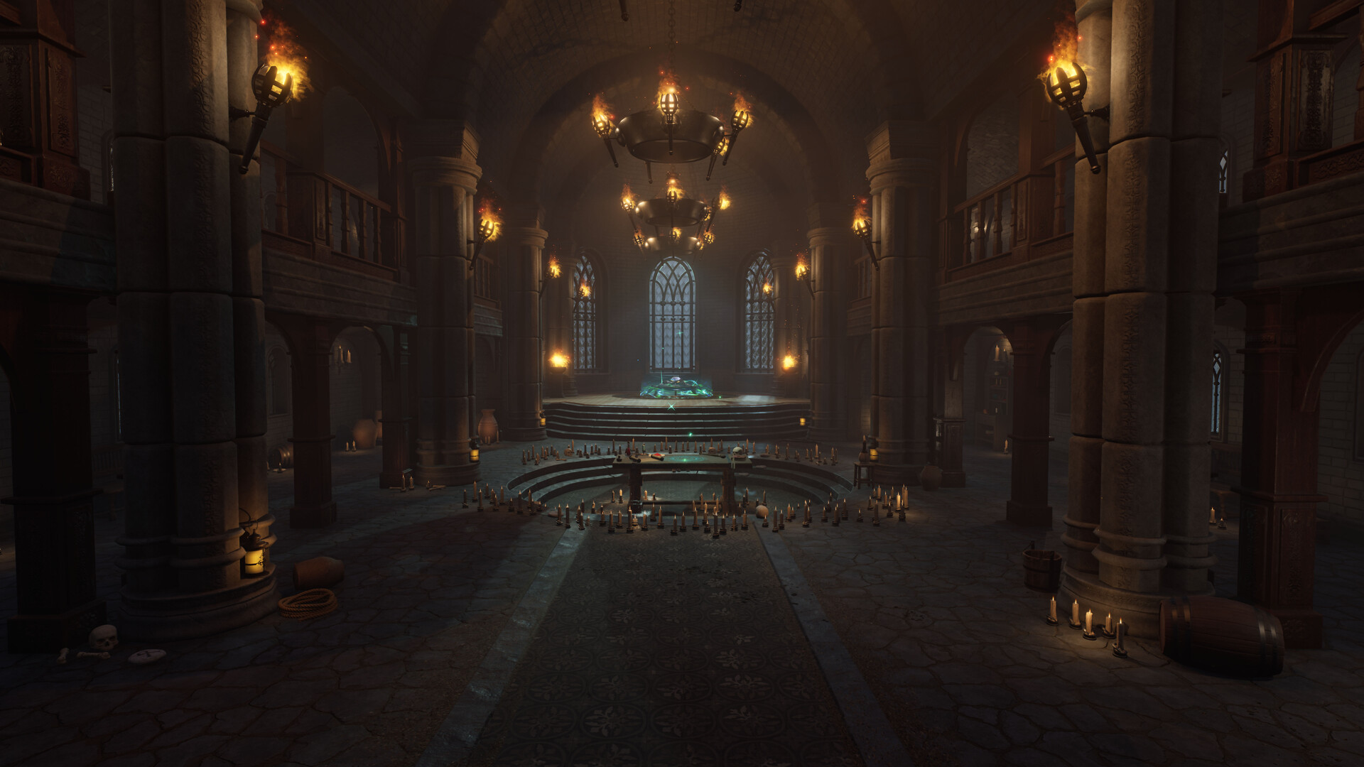 ArtStation - Medieval Castle Ritual Room