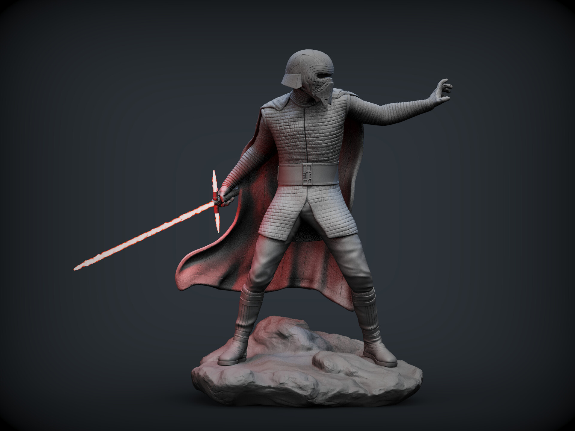 ArtStation - Kylo Ren 3d printing model