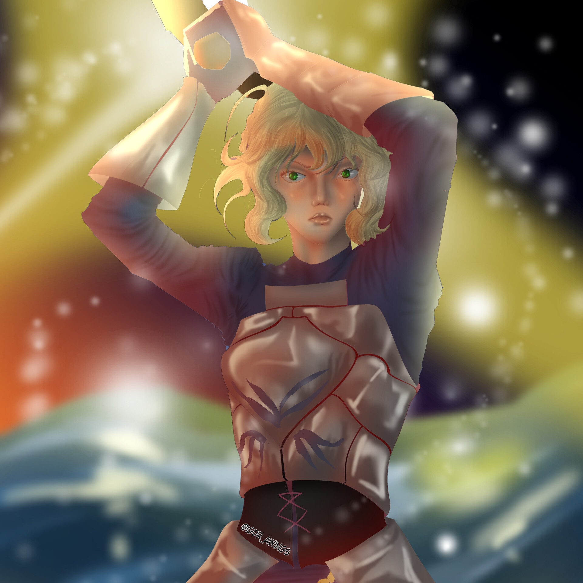 ArtStation - saber - Fate