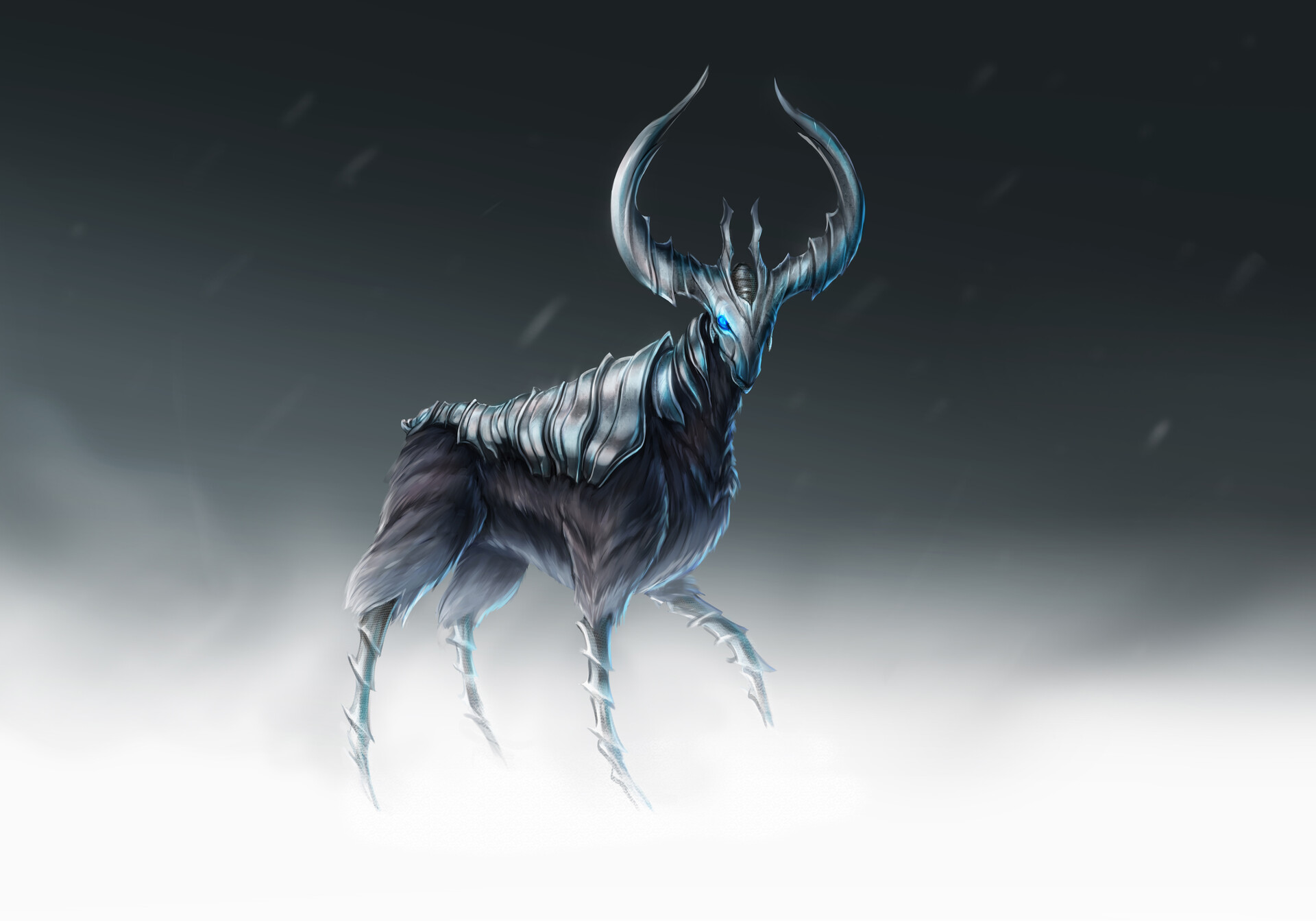 ArtStation - ice deer