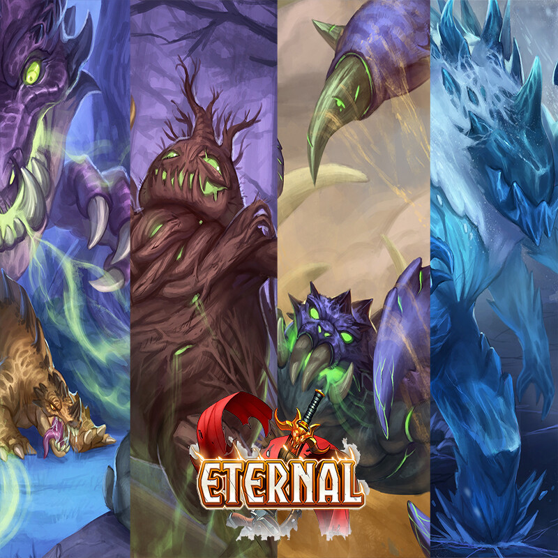 Eternal card illustrations 