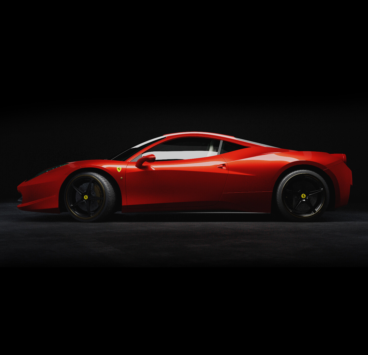 ArtStation - LIGHTING STUDY - FERRARI F485 [Studio Lighting]