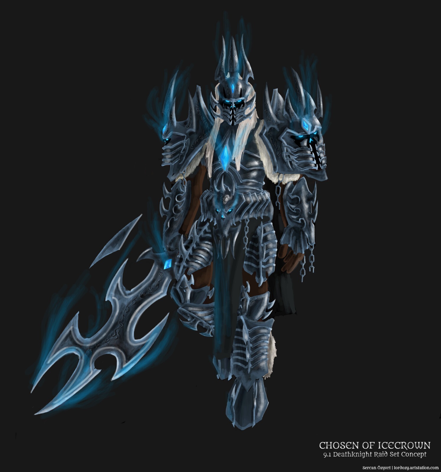 [Fan Concept] 9.1 Deathknight Raid Tier Set - World of Warcraft