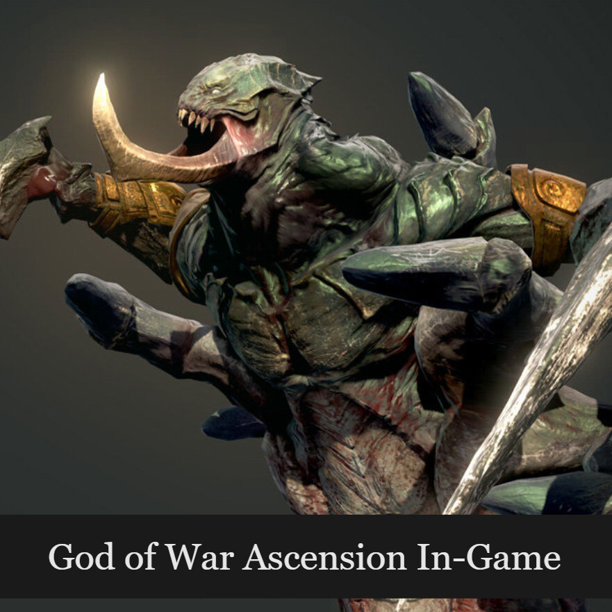 ArtStation - God of War Ascension In-Game Assets