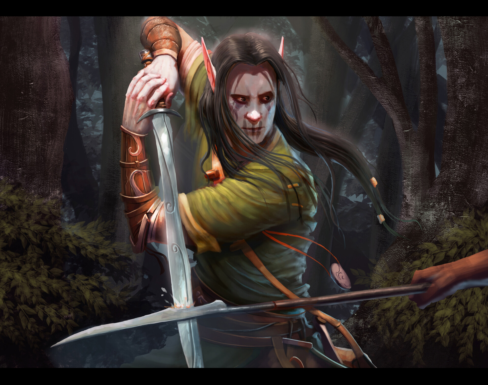 ArtStation - Wood elf warrior