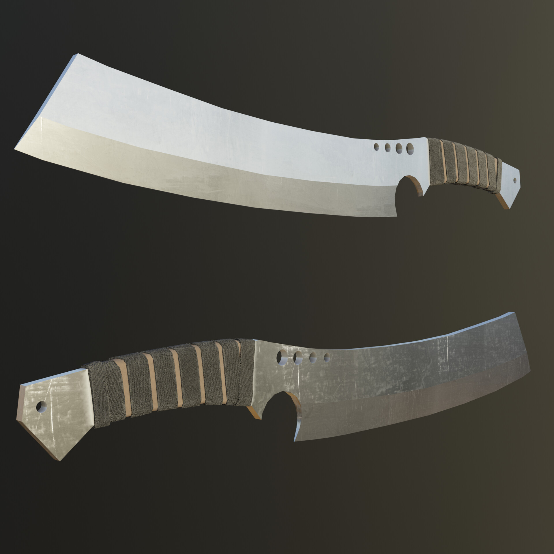 ArtStation Cleaver knife