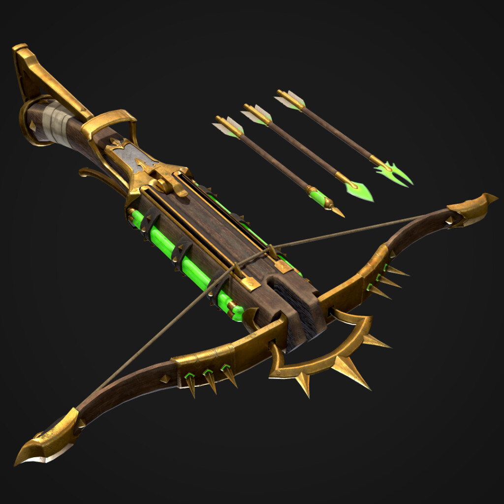 Spyros Frigas - Stylized Poison Crossbow