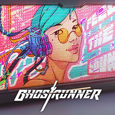 ArtStation - Ghostrunner billboard