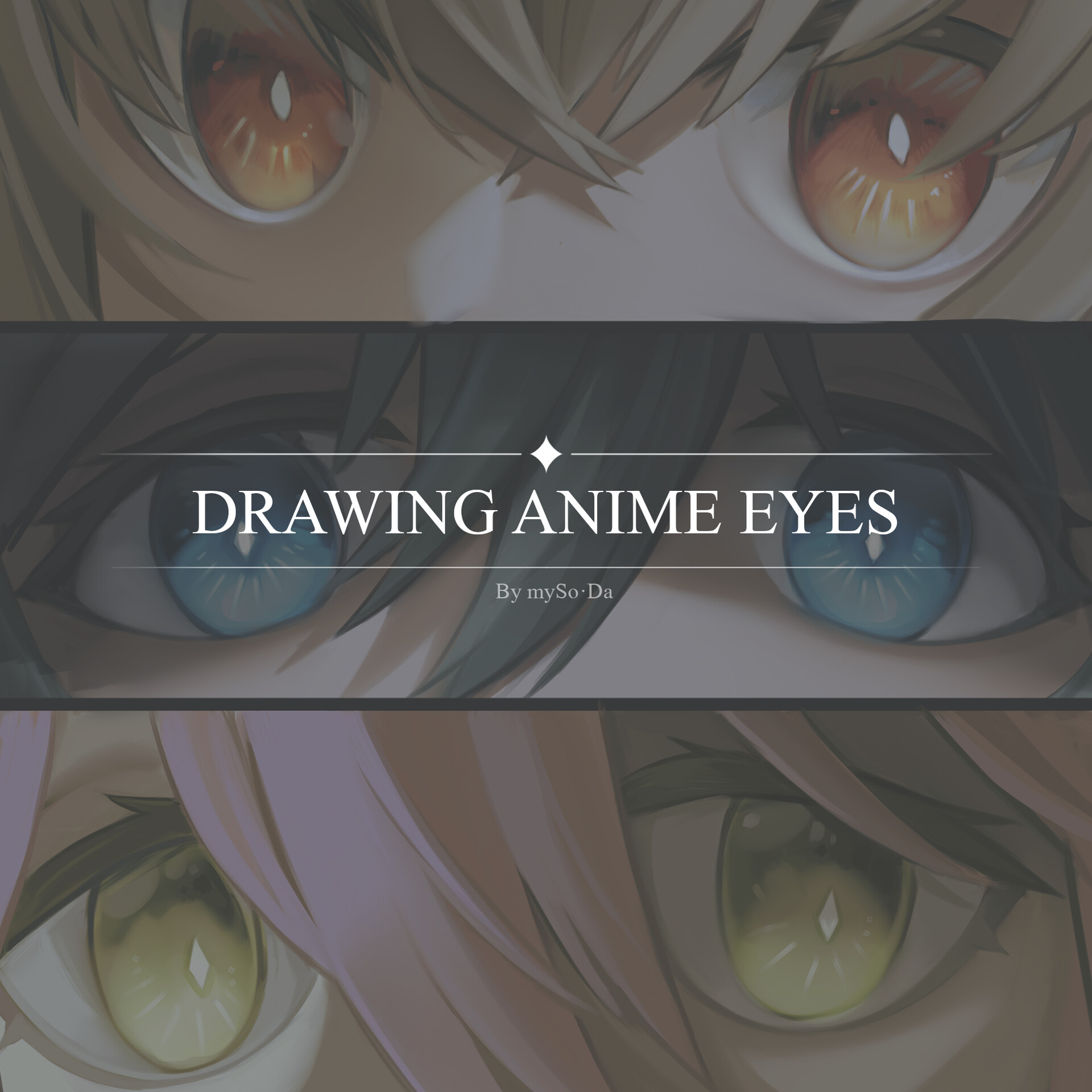 ArtStation - Anime eyes drawing