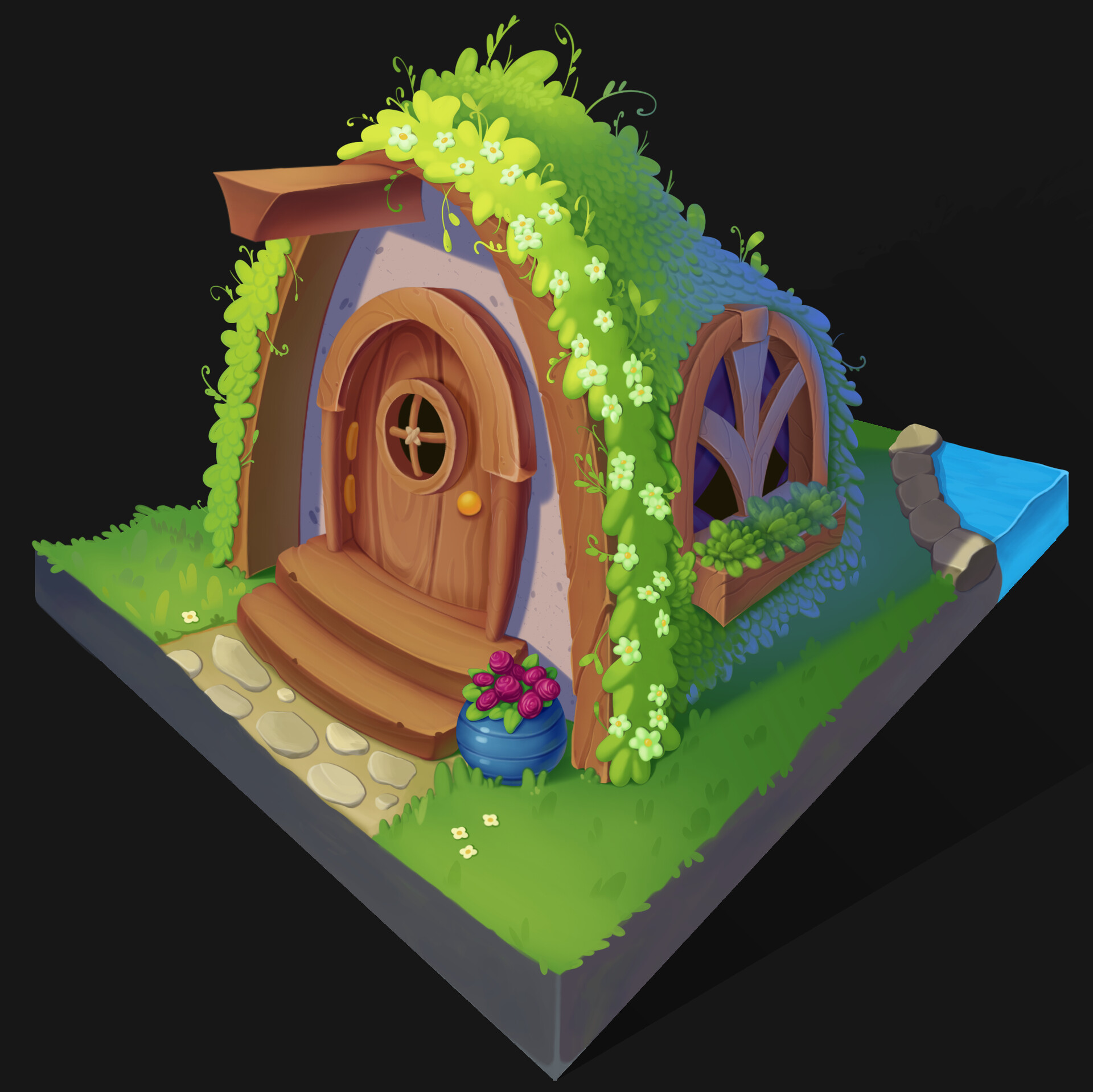 ArtStation - elf house