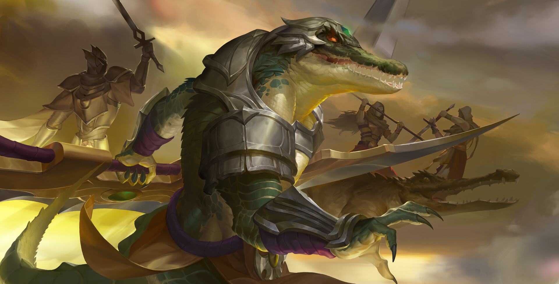 ArtStation - alligator renekton