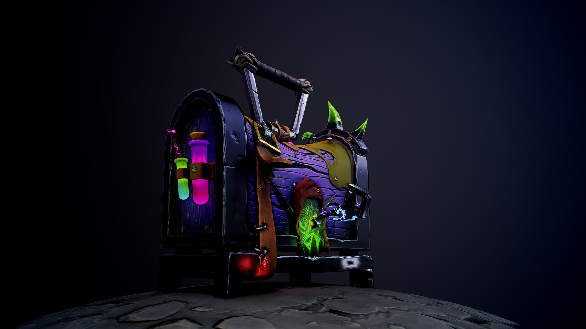 ArtStation - Stylized Goblin Chest