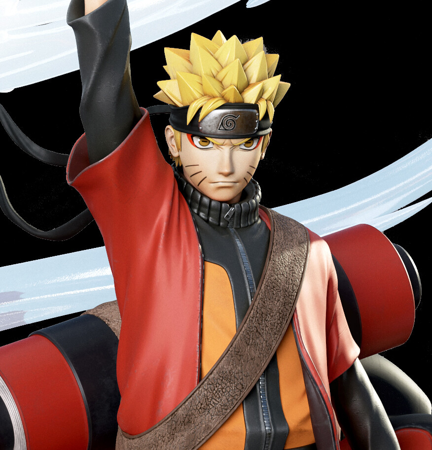 ArtStation - Naruto Sennin Licensed Statue 1/6