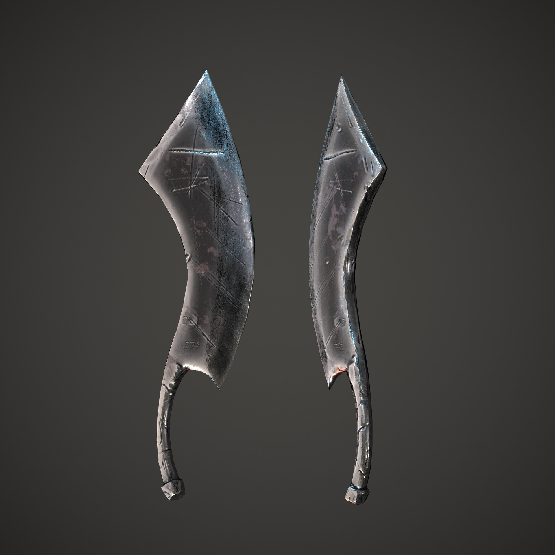 ArtStation - Low poly blade weapon for game