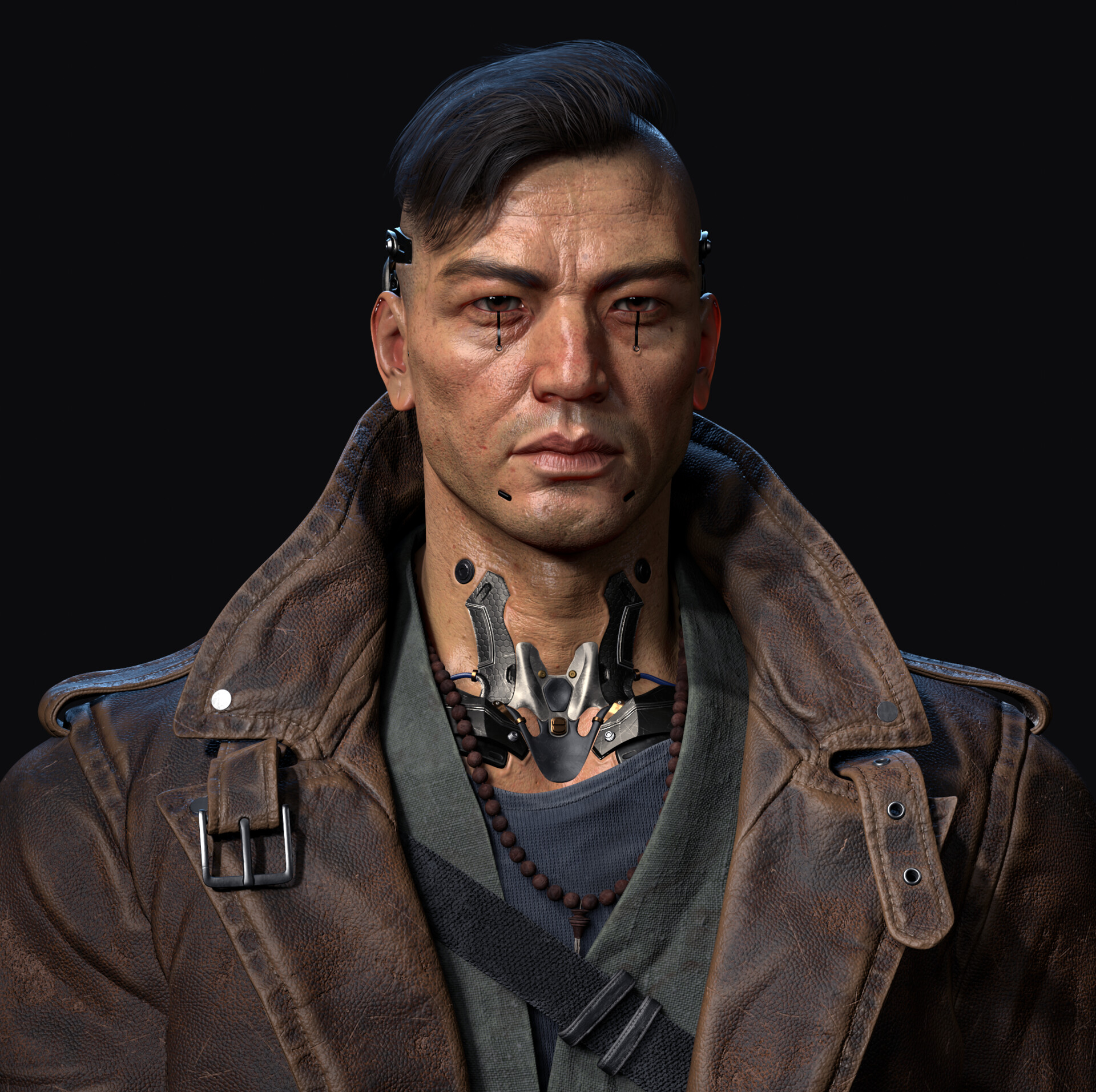 ArtStation - Real-time character Male Bust
