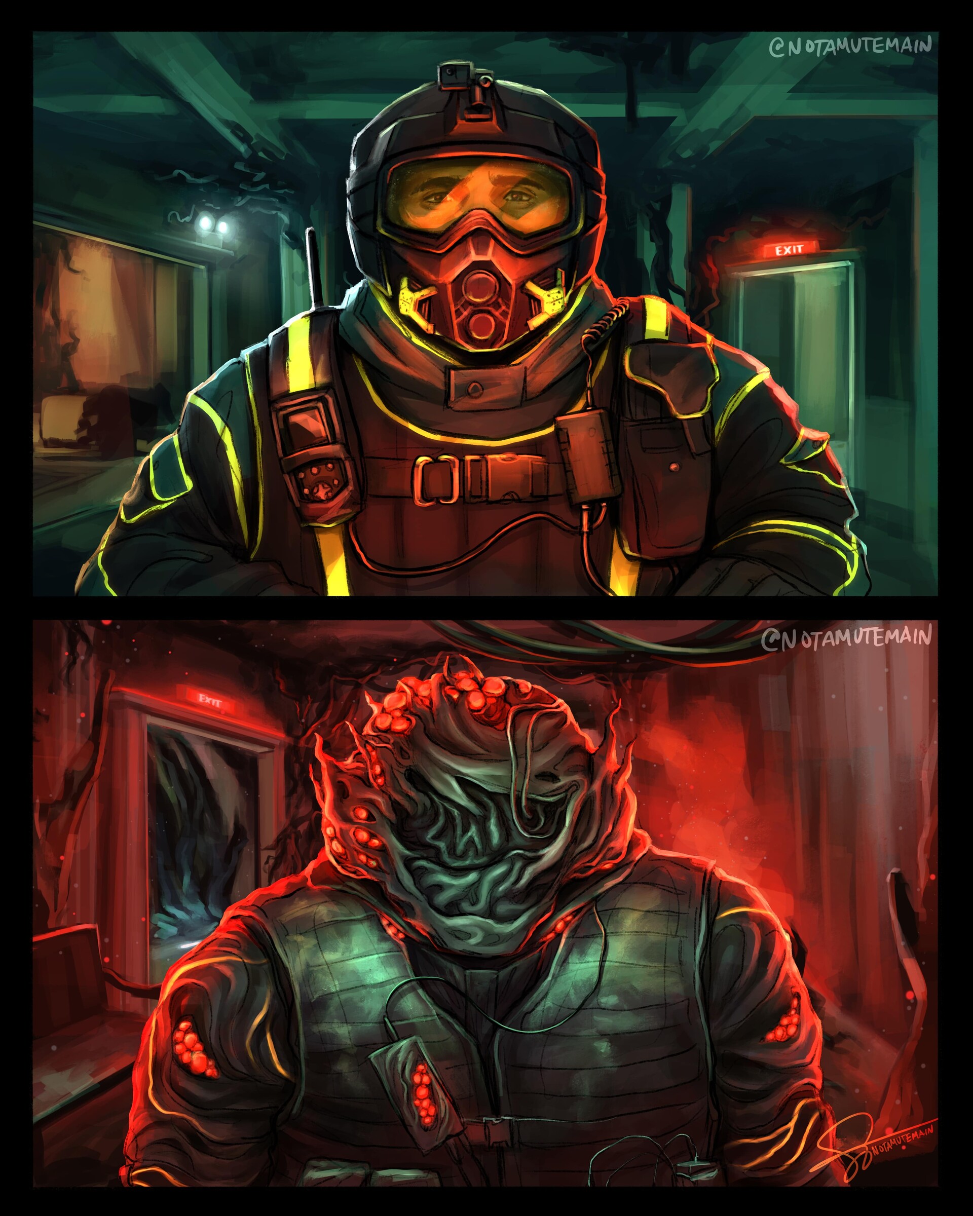 ArtStation - Marius... R6 Containment Fanart (Aug 2021)