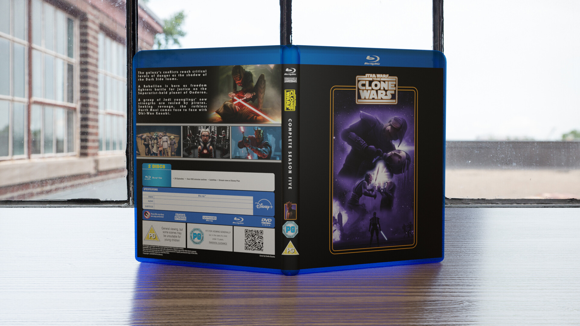 ArtStation - Star Wars The Clone Wars Season 5 Custom Blu-ray Cover