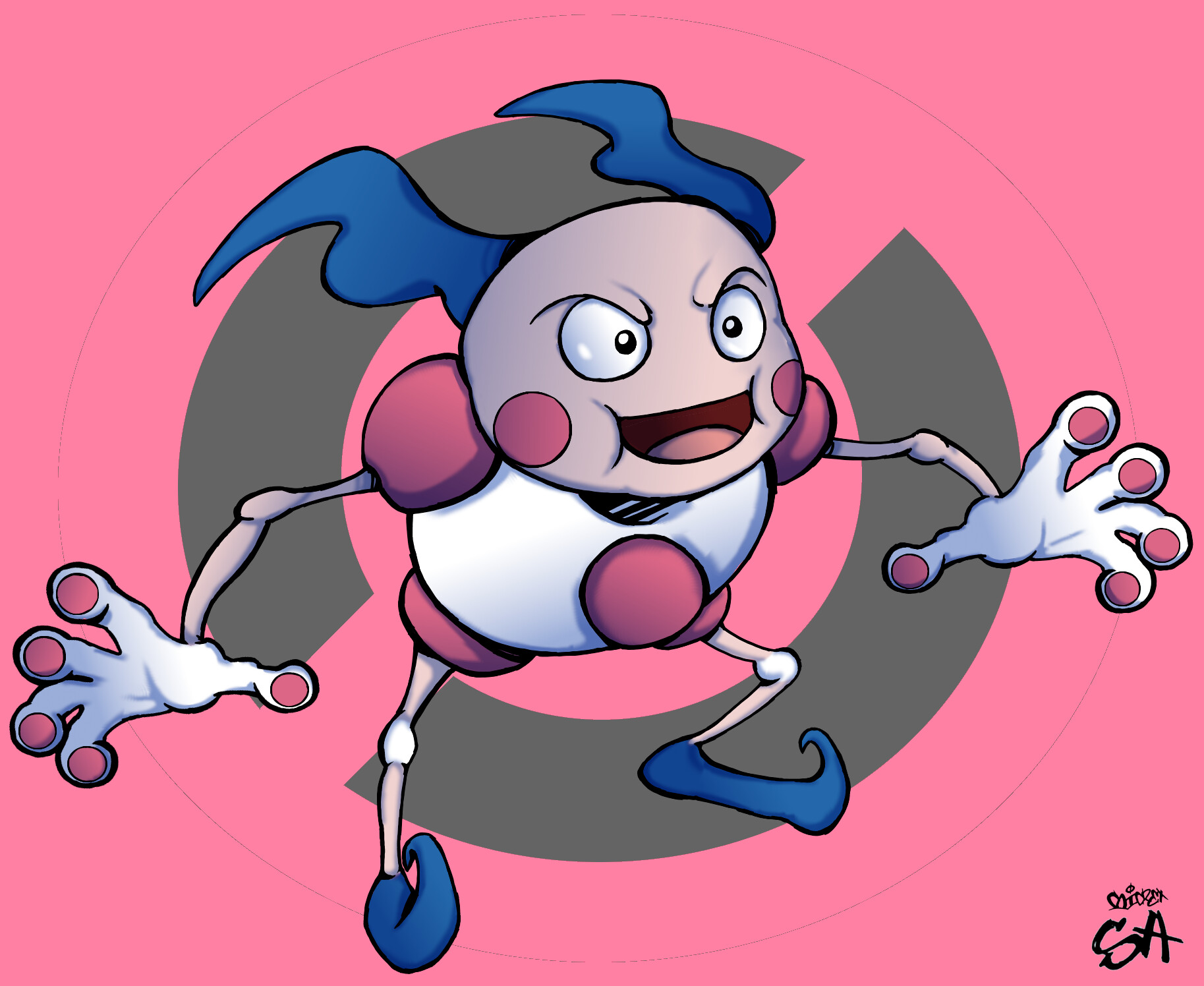 ArtStation - Mr Mime - Pokemon