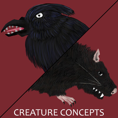 Creature Concepts - Raven and Rat