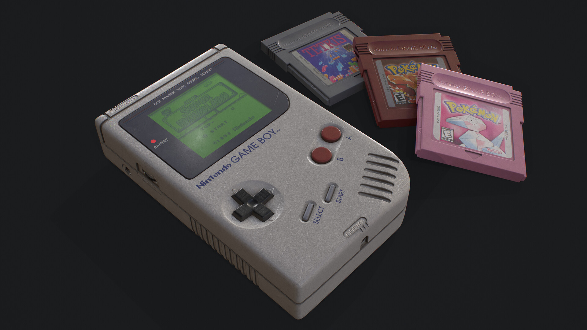 ArtStation - Nintendo GameBoy